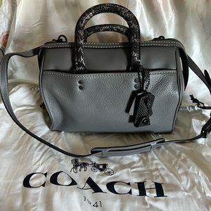 Coach leather satchel